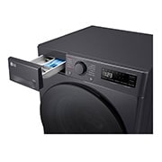 LG Πλυντήριο Ρούχων 10kg, AI DD™, Steam™,TurboWash™, Top Right Drawer Open , F4R5010TSMB, thumbnail 6