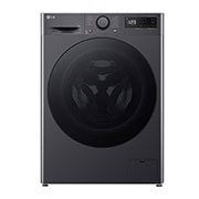LG Πλυντήριο Ρούχων 8kg, AI DD™, Steam™,TurboWash™, Front view, F2R5008TSMB, thumbnail 1
