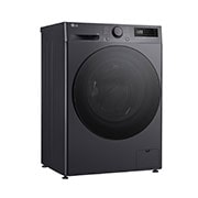 LG Πλυντήριο Ρούχων 8kg, AI DD™, Steam™,TurboWash™, Left side view, F2R5008TSMB, thumbnail 11