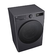 LG Πλυντήριο Ρούχων 8kg, AI DD™, Steam™,TurboWash™, Top perspective view, F2R5008TSMB, thumbnail 8