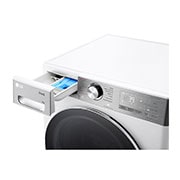 LG Πλυντήριο Ρούχων 9kg, AI DD™, Steam™,TurboWash™, Detergent Drawer Open, F4R9009TPWC, thumbnail 5