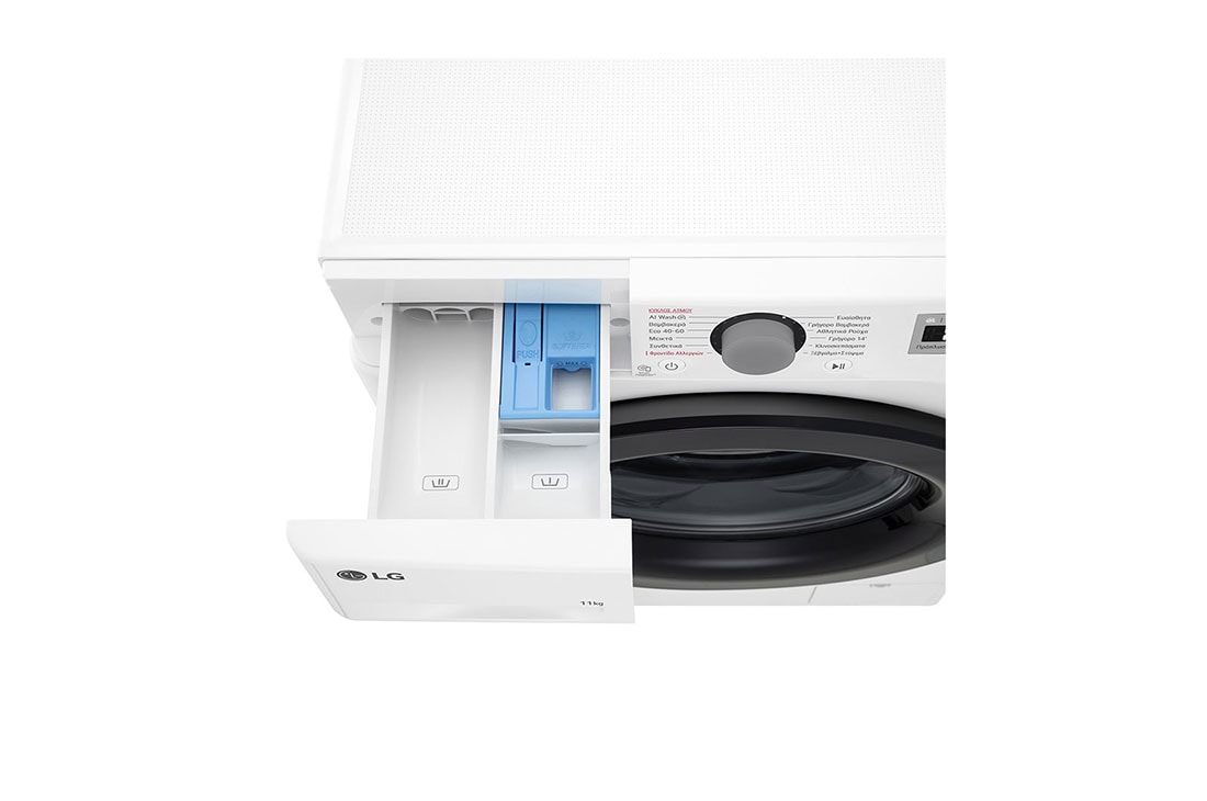 LG Πλυντήριο Ρούχων 11kg, AI DD™, Steam™, Top Drawer Open Detail view, F4R3P11NSWB, thumbnail 7