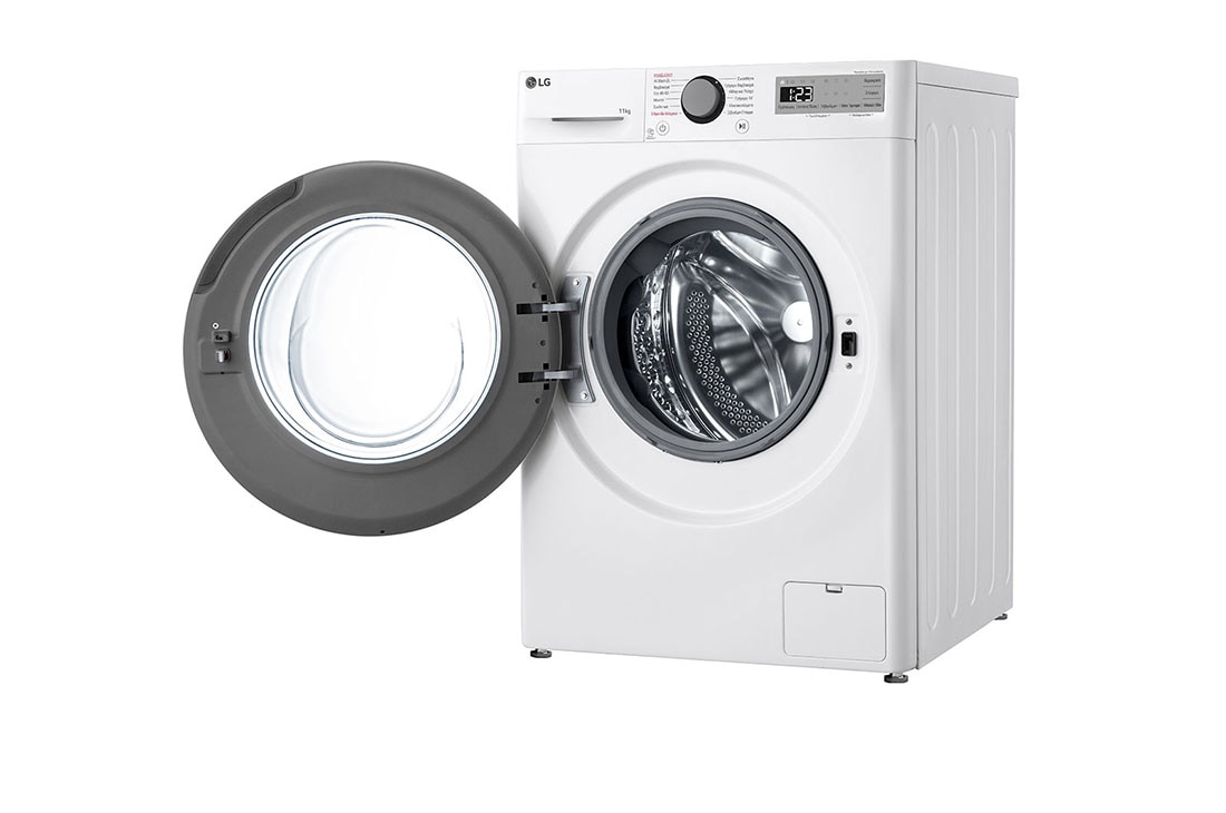 LG Πλυντήριο Ρούχων 11kg, AI DD™, Steam™, left view, F4R3P11NSWB, thumbnail 11