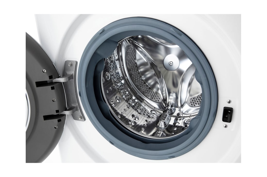 LG Πλυντήριο Ρούχων Slim 9kg, AI DD™, Steam™, Drum, F2R9009TPWC, thumbnail 4