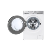 LG Πλυντήριο Ρούχων Slim 9kg, AI DD™, Steam™, Front Open view, F2R9009TPWC, thumbnail 2