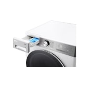 LG Πλυντήριο Ρούχων Slim 9kg, AI DD™, Steam™, Detergent Drawer Open, F2R9009TPWC, thumbnail 5