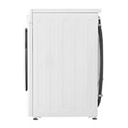 LG Πλυντήριο Ρούχων 10kg, AI DD™, Steam™, side view , F4R5010TSWW, thumbnail 14