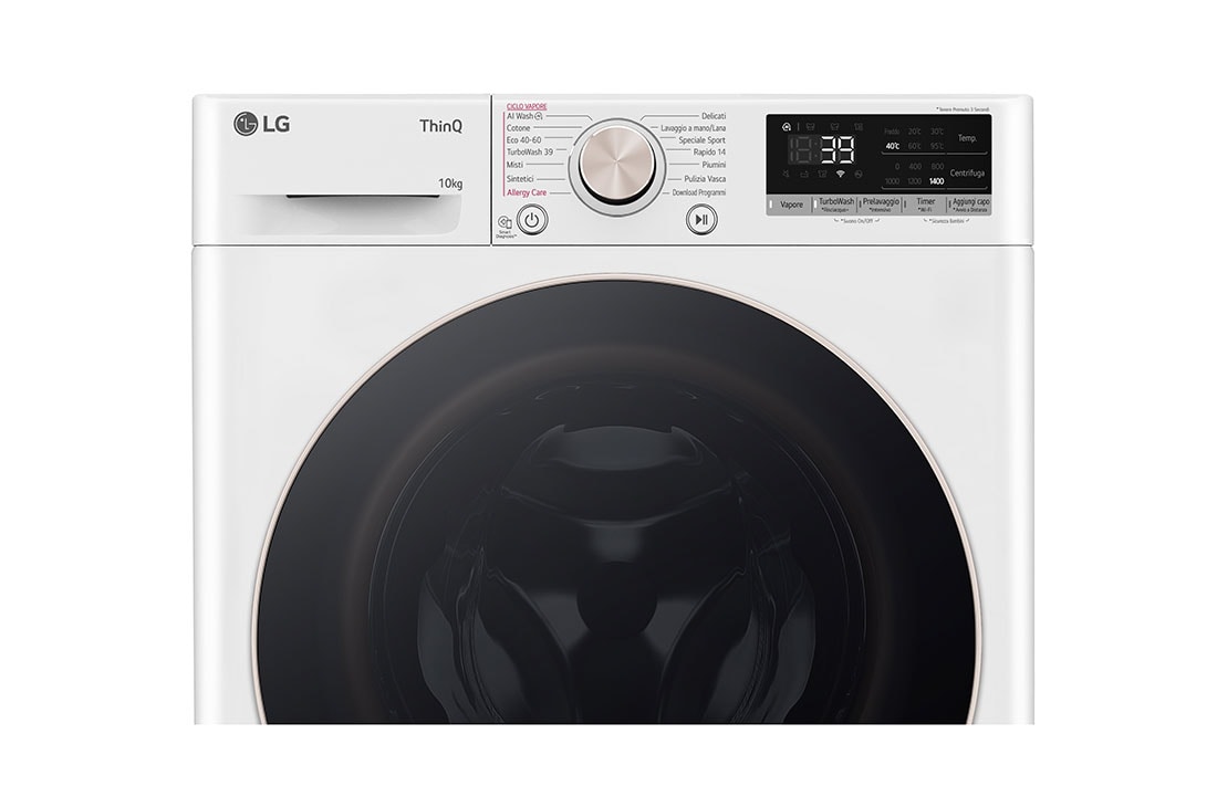 LG Πλυντήριο Ρούχων 10kg, AI DD™, Steam™, Dispaly, F4R7010TSWG, thumbnail 6