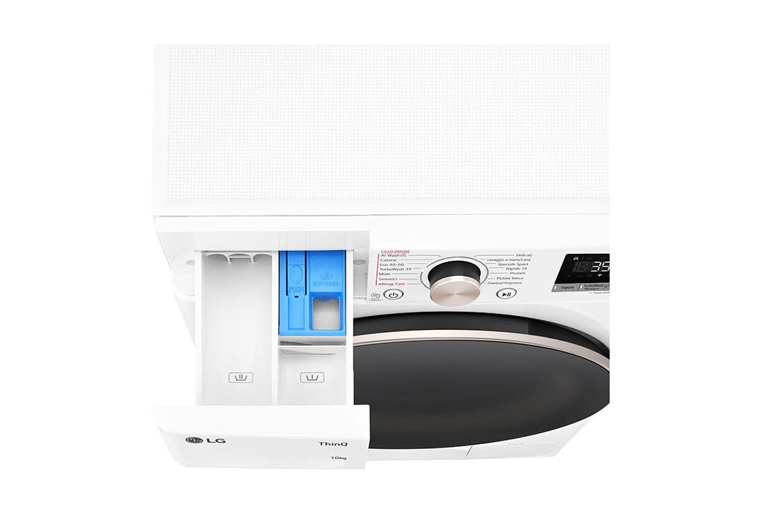 LG Πλυντήριο Ρούχων 10kg, AI DD™, Steam™, Detergent open port, F4R7010TSWG, thumbnail 7