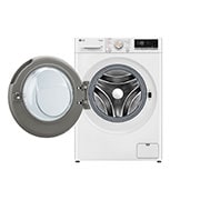 LG Πλυντήριο Ρούχων 10kg, AI DD™, Steam™, Front Open view, F4R7010TSWG, thumbnail 2