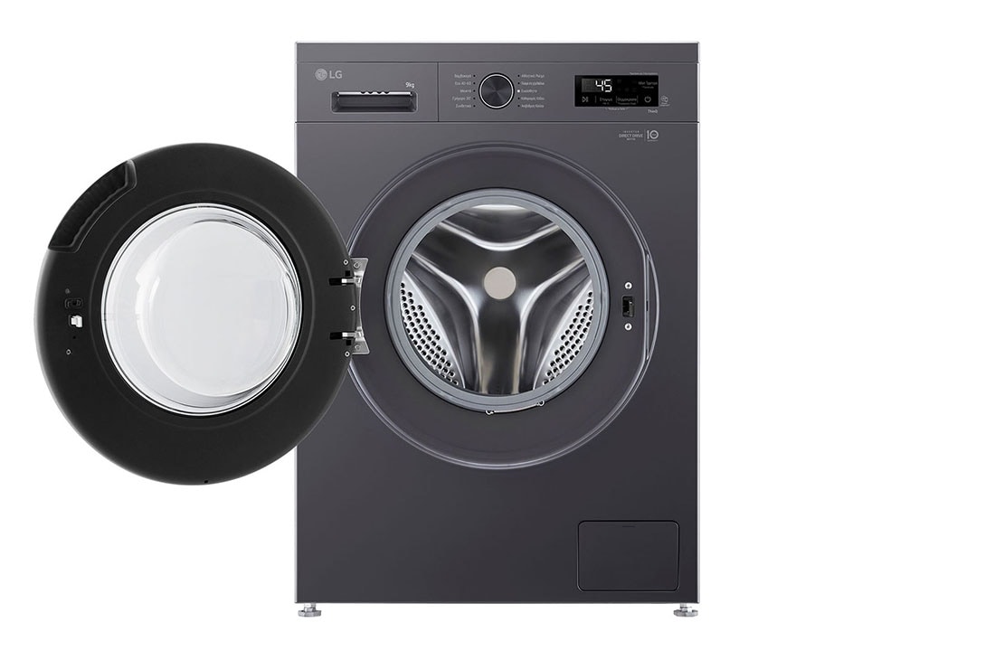 LG Πλυντήριο Ρούχων 9kg, 6 motion, Steam™, Εμπρός ανοικτό, F4X1009NMB, thumbnail 2
