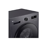 LG Πλυντήριο Ρούχων 9kg, 6 motion, Steam™, Λεπτομέρεια τύμπανου, F4X1009NMB, thumbnail 4