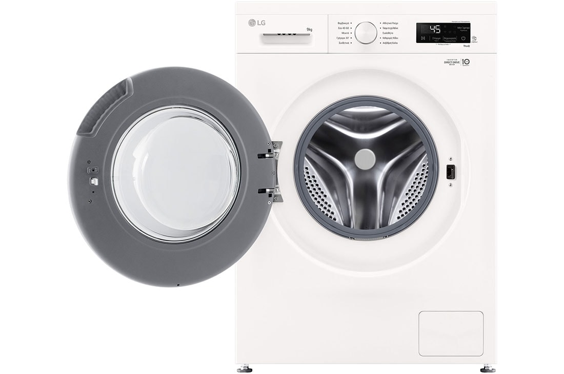 LG Πλυντήριο Ρούχων 9kg, 6 motion, Steam™, Εμπρός ανοικτό, F4X1009NWH, thumbnail 2