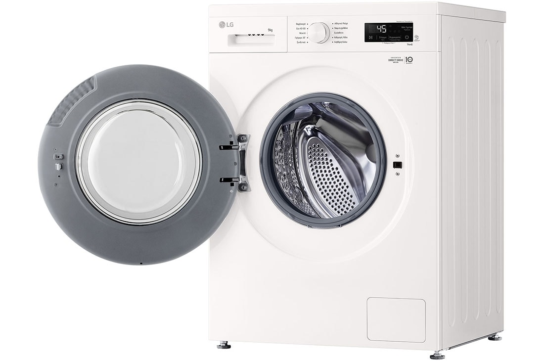 LG Πλυντήριο Ρούχων 9kg, 6 motion, Steam™, Δεξιά πλευρά, F4X1009NWH, thumbnail 9