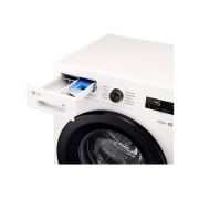 LG Πλυντήριο Ρούχων 8kg, 6 motion, Steam™, Άνω συρτάρι ανοικτό, F4X1008NWK, thumbnail 6