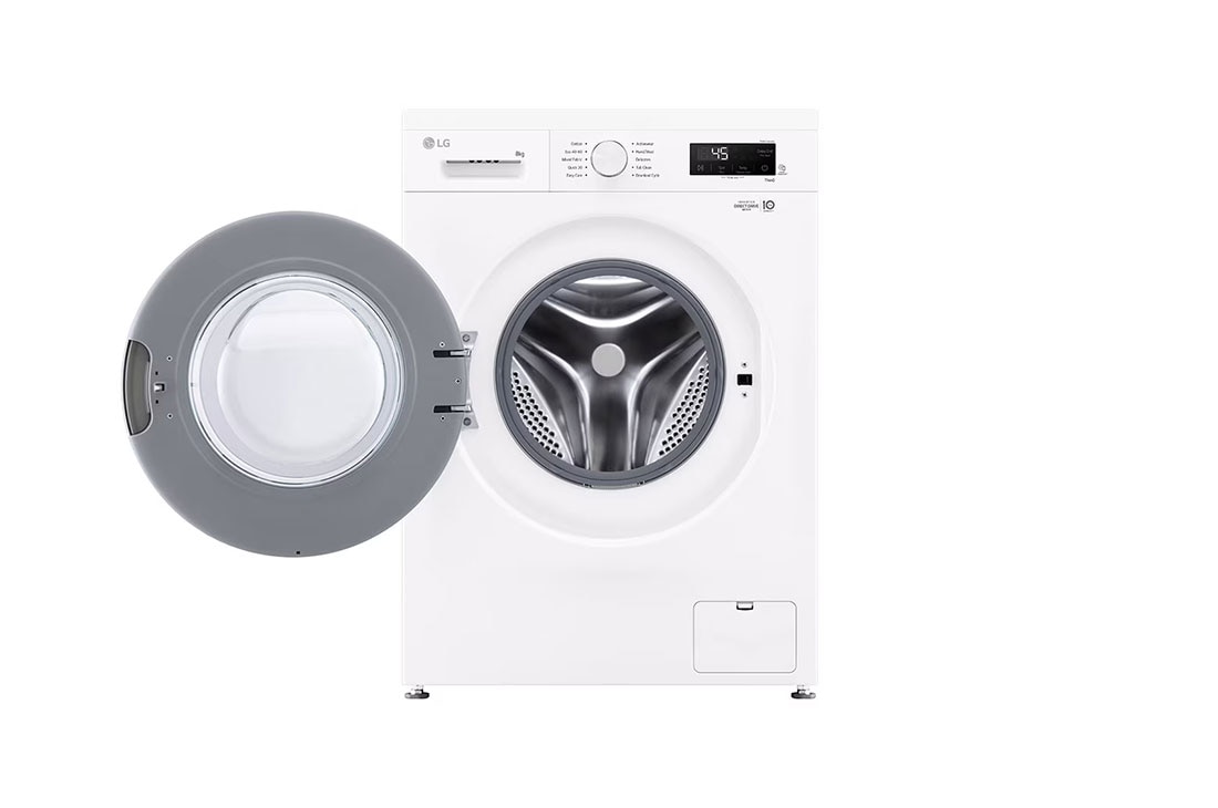 LG Πλυντήριο Ρούχων 8kg, 6 motion, Steam™, Εμπρός ανοικτό, F4X1008NWH, thumbnail 2