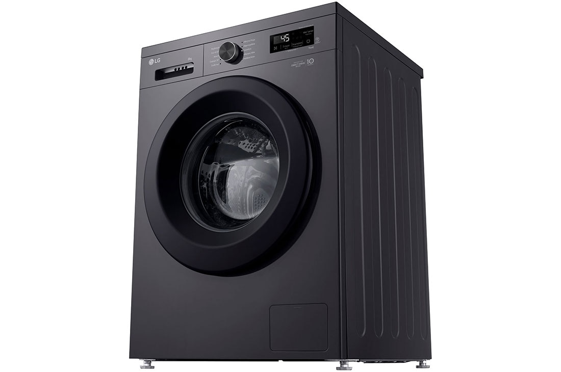 LG Πλυντήριο Ρούχων 8kg, 6 motion, Steam™, Δεξιά προοπτική, F4X1008NMK, thumbnail 11