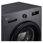LG Πλυντήριο Ρούχων 8kg, 6 motion, Steam™, Άνω συρτάρι ανοικτό, F4X1008NMK, thumbnail 3