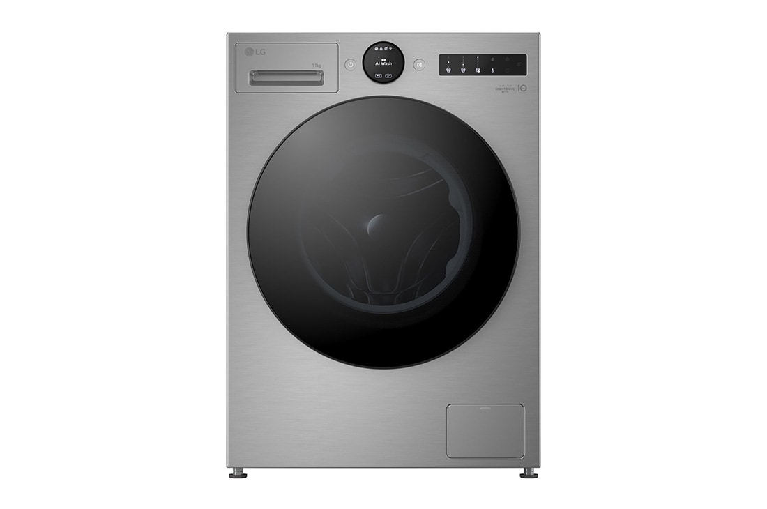 LG Πλυντήριο Ρούχων 11kg, AI DD™, Steam™, Γωνία λήψης από πάνω αριστερά, F4X7511TSB, thumbnail 9