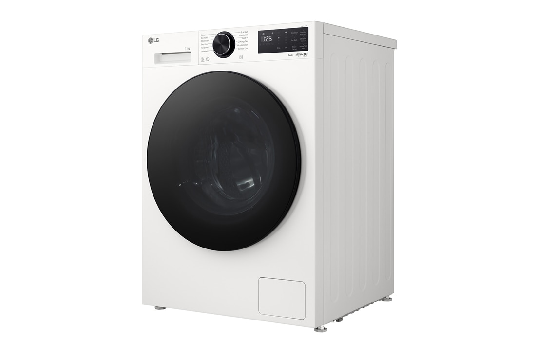 LG Πλυντήριο ρούχων 11kg, AIDD, TurboWash, Λεπτομερής όψη του ανοξείδωτου κάδου, F4X5011TWB, thumbnail 10