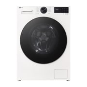 LG Πλυντήριο ρούχων 11kg, AIDD, TurboWash, Μπροστινή όψη λευκού πλυντηρίου ρούχων εμπρόσθιας φόρτωσης 13kg - Εξοικονόμηση ενέργειας, AI DD, αυτόματης διανομής (F4X5009TWB), F4X5011TWB, thumbnail 1