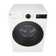 LG Πλυντήριο ρούχων 11kg, AIDD, TurboWash, Εικόνα που δείχνει ένα πλυντήριο σε ένα σαλόνι με αξιολόγηση ενεργειακής απόδοσης A δίπλα του, καταναλώνοντας 30% λιγότερη ηλεκτρική ενέργεια, F4X5011TWB, thumbnail 3