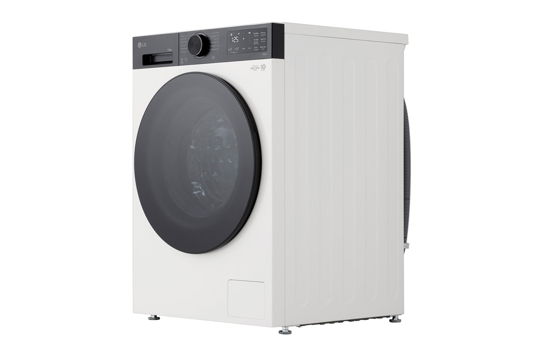 LG Πλυντήριο ρούχων 11kg, AIDD, TurboWash, Εικόνα που δείχνει μείωση των εκπομπών μικροπλαστικών έως και 60% σε εικόνα φόντου που αναπαριστά κύματα, F4X5511THB, thumbnail 4