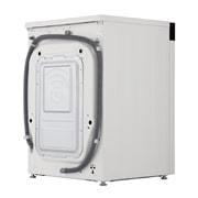 LG Πλυντήριο ρούχων 11kg, AIDD, TurboWash, Δεξιά προοπτική όψη του συνδυασμού πλυντηρίου-στεγνωτηρίου της LG, F4X5511THB, thumbnail 12