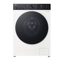 Μπροστινή όψη λευκού πλυντηρίου ρούχων εμπρόσθιας φόρτωσης 13kg - Εξοικονόμηση ενέργειας, AI DD, αυτόματης διανομής (F4X5009TWB)