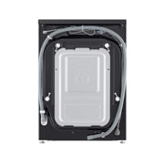 LG Πλυντήριο ρούχων 9kg, AIDD, TurboWash, Αριστερή προοπτική όψη του συνδυασμού πλυντηρίου-στεγνωτηρίου της LG, F2X50S9TBB, thumbnail 14