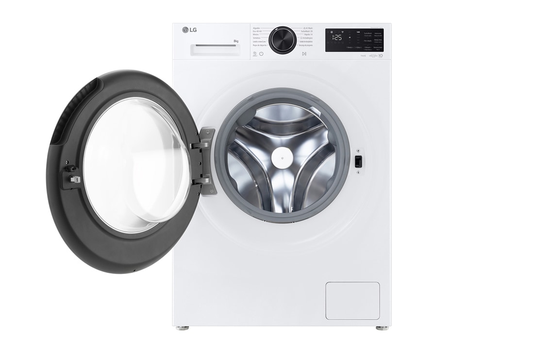 LG Πλυντήριο ρούχων 8kg, AIDD, TurboWash, Εμπρός ανοικτό, F2X50S8TLB, thumbnail 2