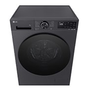 LG Πλυντήριο ρούχων 8kg, AIDD, TurboWash, Εικόνα που δείχνει ένα πλυντήριο σε ένα σαλόνι με αξιολόγηση ενεργειακής απόδοσης A δίπλα του, καταναλώνοντας 30% λιγότερη ηλεκτρική ενέργεια, F2X50S8TBB, thumbnail 3