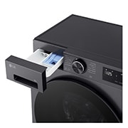 LG Πλυντήριο ρούχων 8kg, AIDD, TurboWash, Πλυντήριο ρούχων εμπρόσθιας φόρτωσης της LG που ανιχνεύει τα πουκάμισα σε πλυσταριό, F2X50S8TBB, thumbnail 5