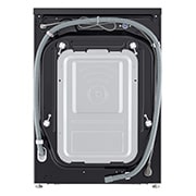 LG Πλυντήριο ρούχων 8kg, AIDD, TurboWash, Αριστερή προοπτική όψη του συνδυασμού πλυντηρίου-στεγνωτηρίου της LG, F2X50S8TBB, thumbnail 14