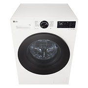 LG Πλυντήριο ρούχων 11kg, AIDD, TurboWash, Εικόνα που δείχνει ένα πλυντήριο σε ένα σαλόνι με αξιολόγηση ενεργειακής απόδοσης A δίπλα του, καταναλώνοντας 30% λιγότερη ηλεκτρική ενέργεια, F4X5511TWB, thumbnail 3