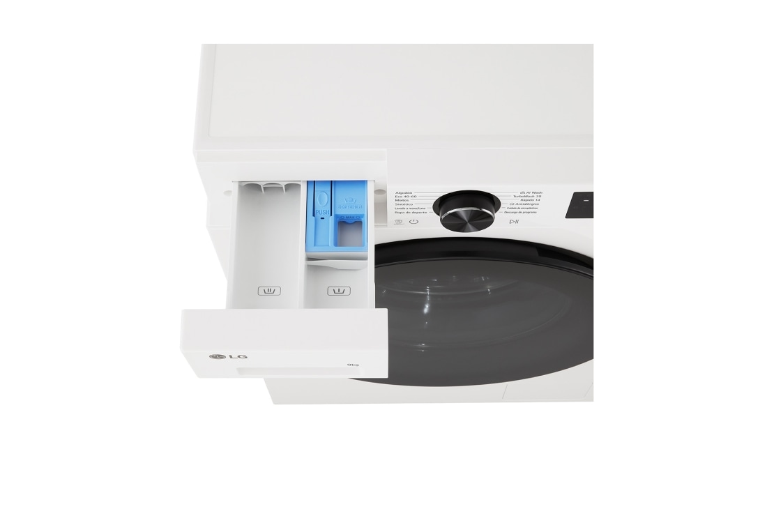 LG Πλυντήριο ρούχων 11kg, AIDD, TurboWash, Εικόνα για τη διάσταση και την εγκατάσταση του πλυντηρίου ρούχων εμπρόσθιας φόρτωσης της LG, F4X5511TWB, thumbnail 7