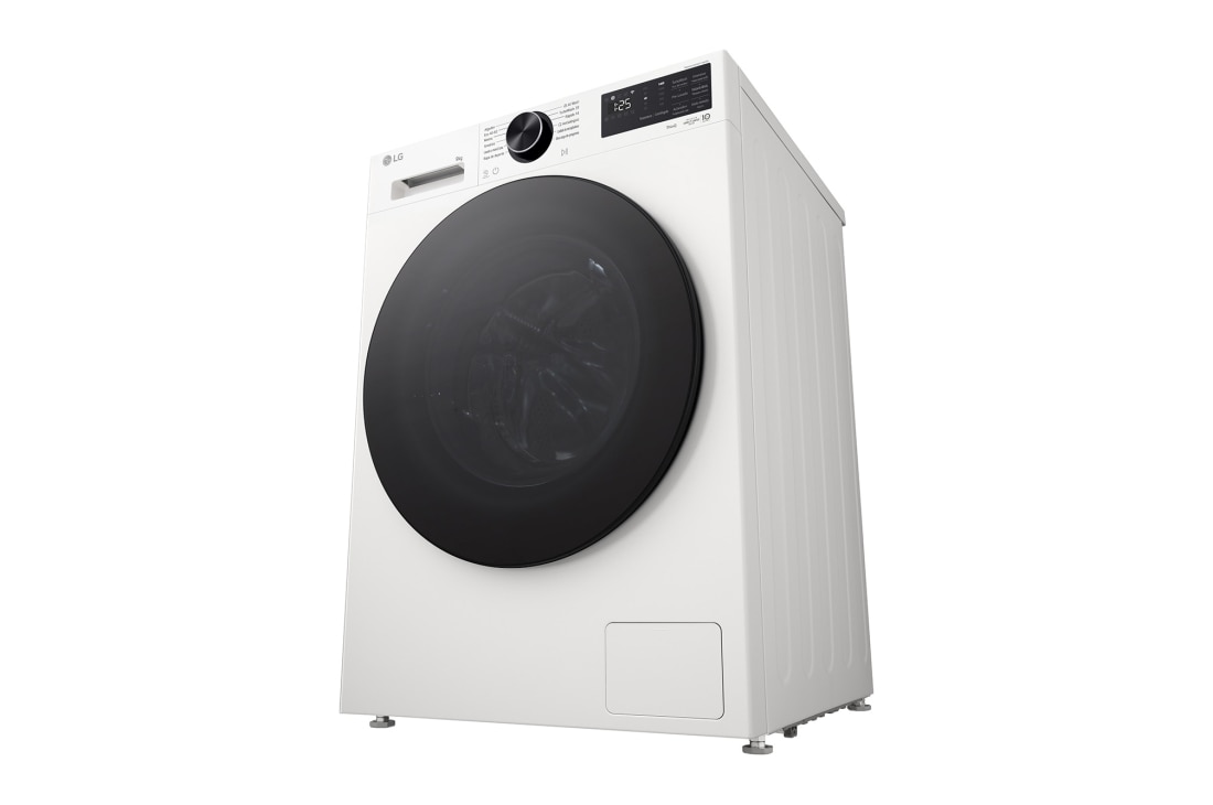 LG Πλυντήριο ρούχων 11kg, AIDD, TurboWash, Δεξιά προοπτική όψη του συνδυασμού πλυντηρίου-στεγνωτηρίου της LG, F4X5511TWB, thumbnail 12