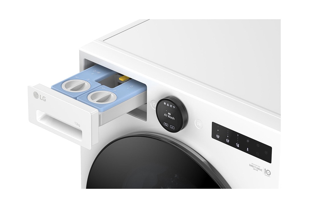 LG Πλυντήριο Ρούχων 11kg, AI DD™, Steam™, Πλάι, F4X7513TWB, thumbnail 11
