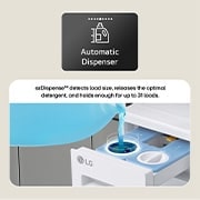 LG Πλυντήριο Ρούχων 11kg, AI DD™, Steam™, Συρτάρι, F4X7513TWB, thumbnail 6