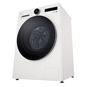 LG Πλυντήριο Ρούχων 9kg, AI DD™, Steam™, Γωνία λήψης από πάνωαριστερά, F2X70S9TWS, thumbnail 10