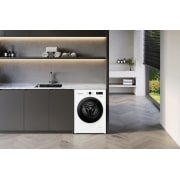 LG Πλυντήριο/Στεγνωτήριο Ρούχων 8/5kg, Inverter Direct Drive™, Steam™, W4X1085NWB, thumbnail 6
