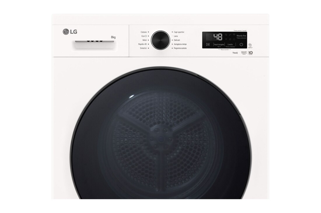 LG Στεγνωτήριο 8kg Υβριδικό με Αντλία Θερμότητας, detail, RHX1008NWB, thumbnail 4