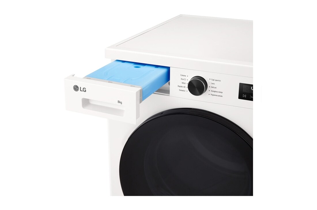 LG Στεγνωτήριο 8kg Υβριδικό με Αντλία Θερμότητας, detail, RHX1008NWB, thumbnail 5