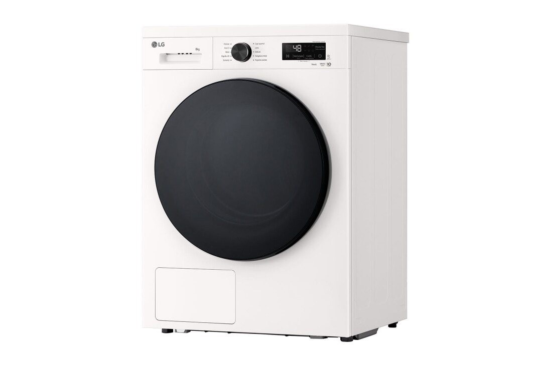 LG Στεγνωτήριο 8kg Υβριδικό με Αντλία Θερμότητας, Right view, RHX1008NWB, thumbnail 9