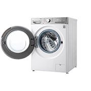 LG Πλυντήριο/Στεγνωτήριο Ρούχων 12/8kg, AI DD™, Ατμού, TurboWash™ , Eco Hybrid  , right side open view, F4DV912H2EA, thumbnail 11