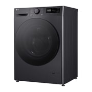 LG Πλυντήριο / Στεγνωτήριο Ρούχων 9/6kg, AI DD™, Ατμού, TurboWash 360™, προοπτική όψη από δεξιά, D4R5009TSMB, thumbnail 12