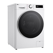 LG Πλυντήριο / Στεγνωτήριο Ρούχων 9/6kg, AI DD™, Ατμού, TurboWash 360™, προοπτική όψη από αριστερά, D4R5009TSWW, thumbnail 10