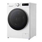 LG Πλυντήριο / Στεγνωτήριο Ρούχων 9/6kg, AI DD™, Ατμού, TurboWash 360™, προοπτική όψη από δεξιά, D4R5009TSWW, thumbnail 12