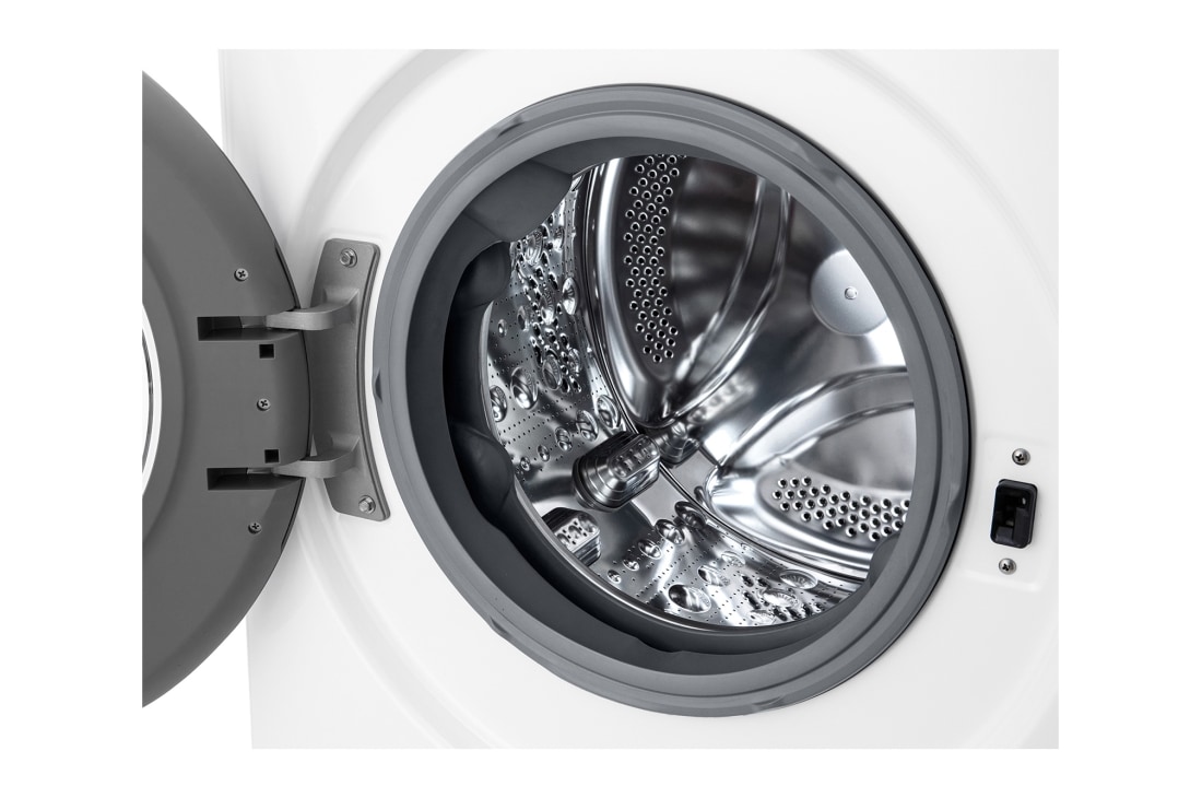 LG Πλυντήριο / Στεγνωτήριο Ρούχων 10/6kg, AI DD™, Ατμού, TurboWash 360™, όψη εσωτερικού του ανοξείδωτου ανυψωτικού, D4R7010TSWB, thumbnail 4