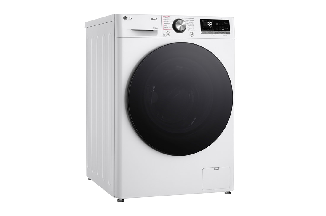 LG Πλυντήριο / Στεγνωτήριο Ρούχων 9/6kg, AI DD™, Ατμού, TurboWash 360™, LeftSide, D4R7009TSWB, thumbnail 10